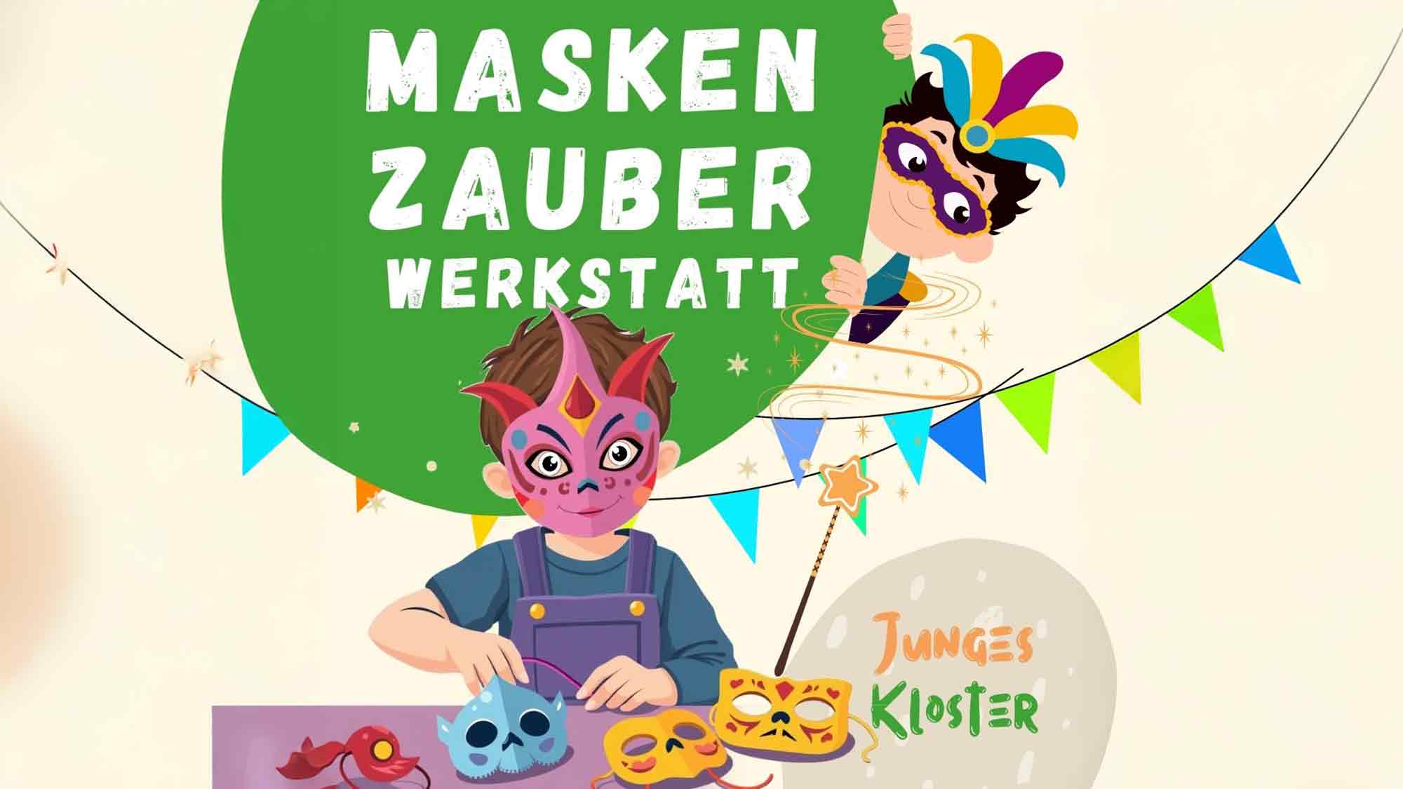 Kloster Wiedenbrück: &raquo;Junges Kloster&laquo; – Maskenzauber Werkstatt, 20. Februar 2025