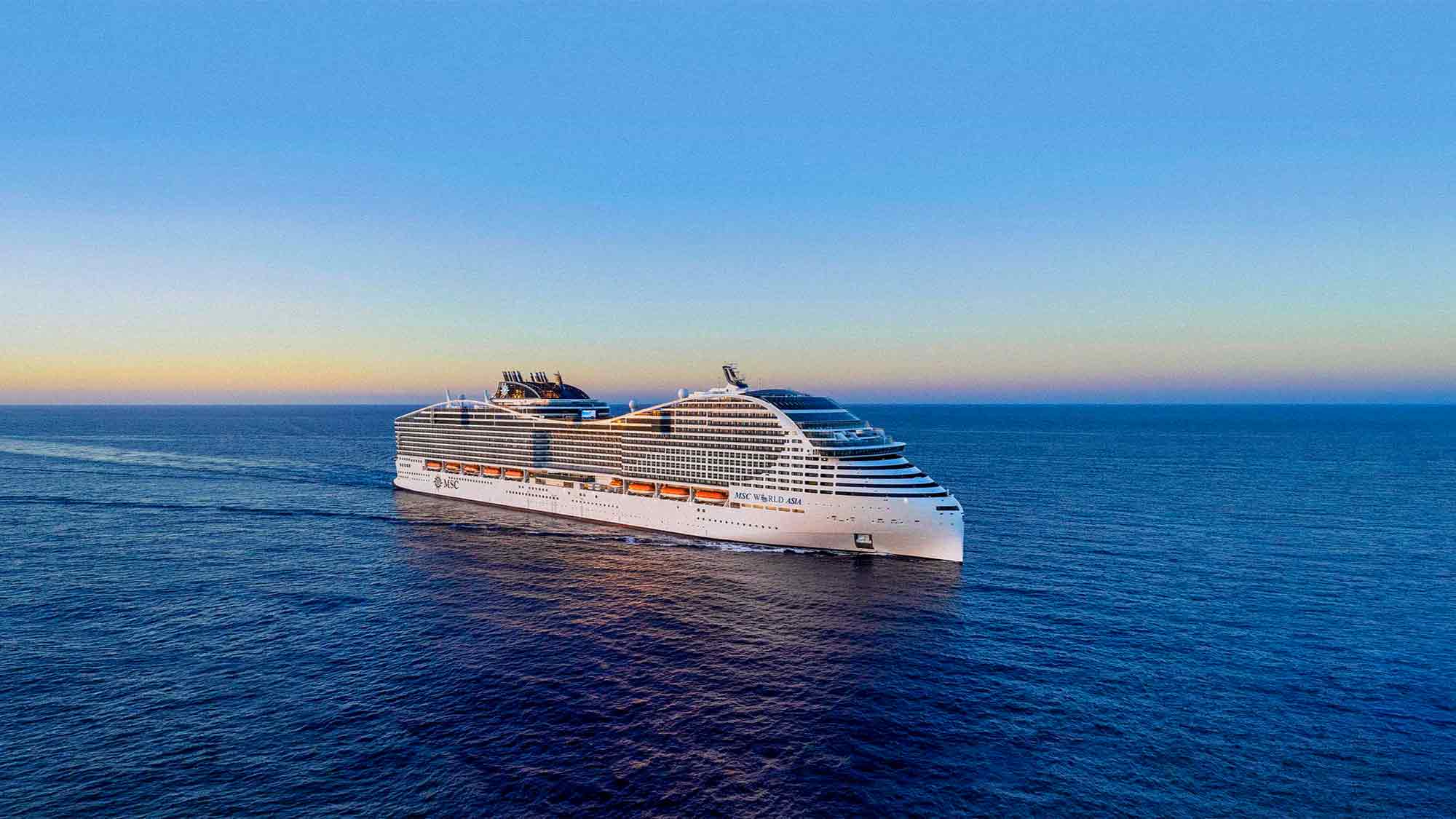 MSC Cruises startet den Verkauf für die MSC »World Asia«, die ab Dezember 2026 im westlichen Mittelmeer unterwegs sein wird MSC Cruises startet den Verkauf für die MSC »World Asia«, die ab Dezember 2026 im westlichen Mittelmeer unterwegs sein wird