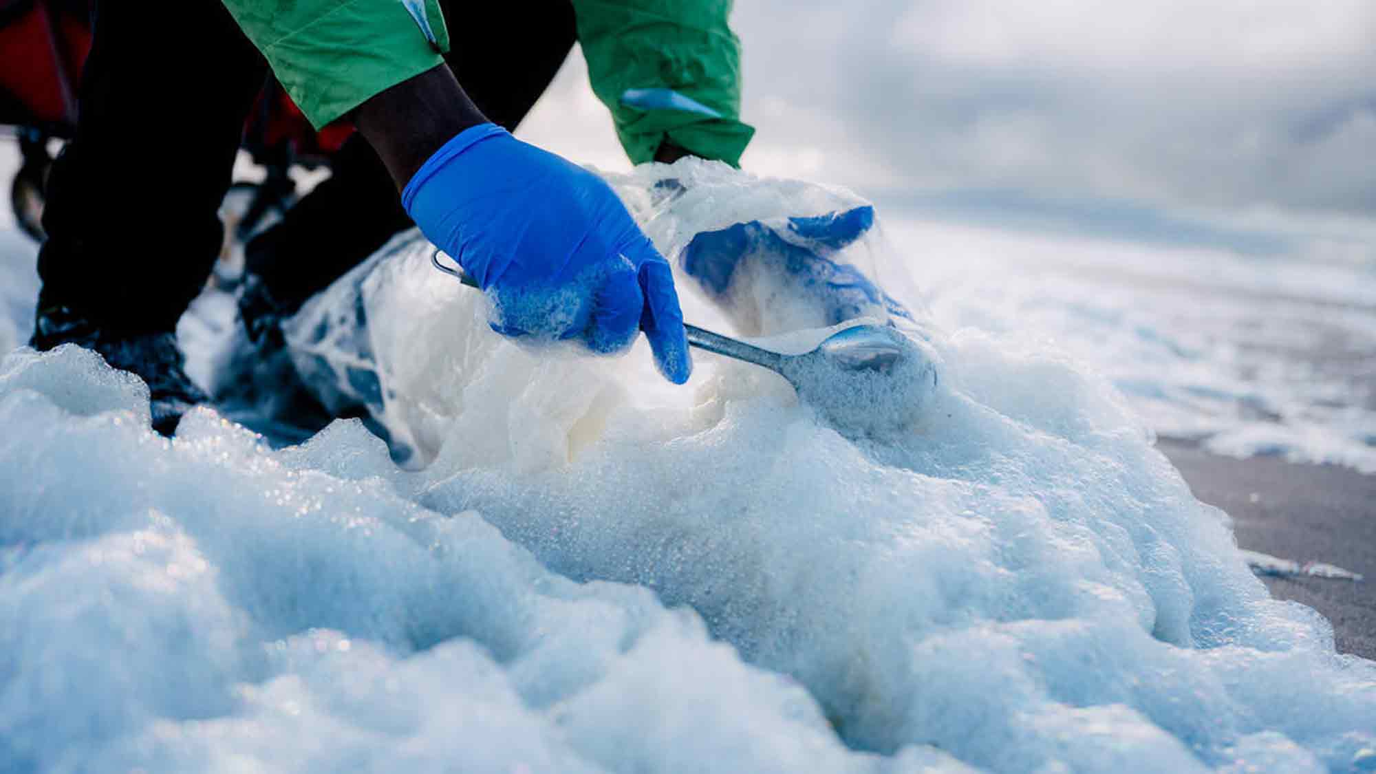 Greenpeace warnt: Meeresschaum an deutscher Nordseeküste und Ostseeküste mit gesundheitsgefährdenden Chemikalien belastet Greenpeace warnt: Meeresschaum an deutscher Nordseeküste und Ostseeküste mit gesundheitsgefährdenden Chemikalien belastet