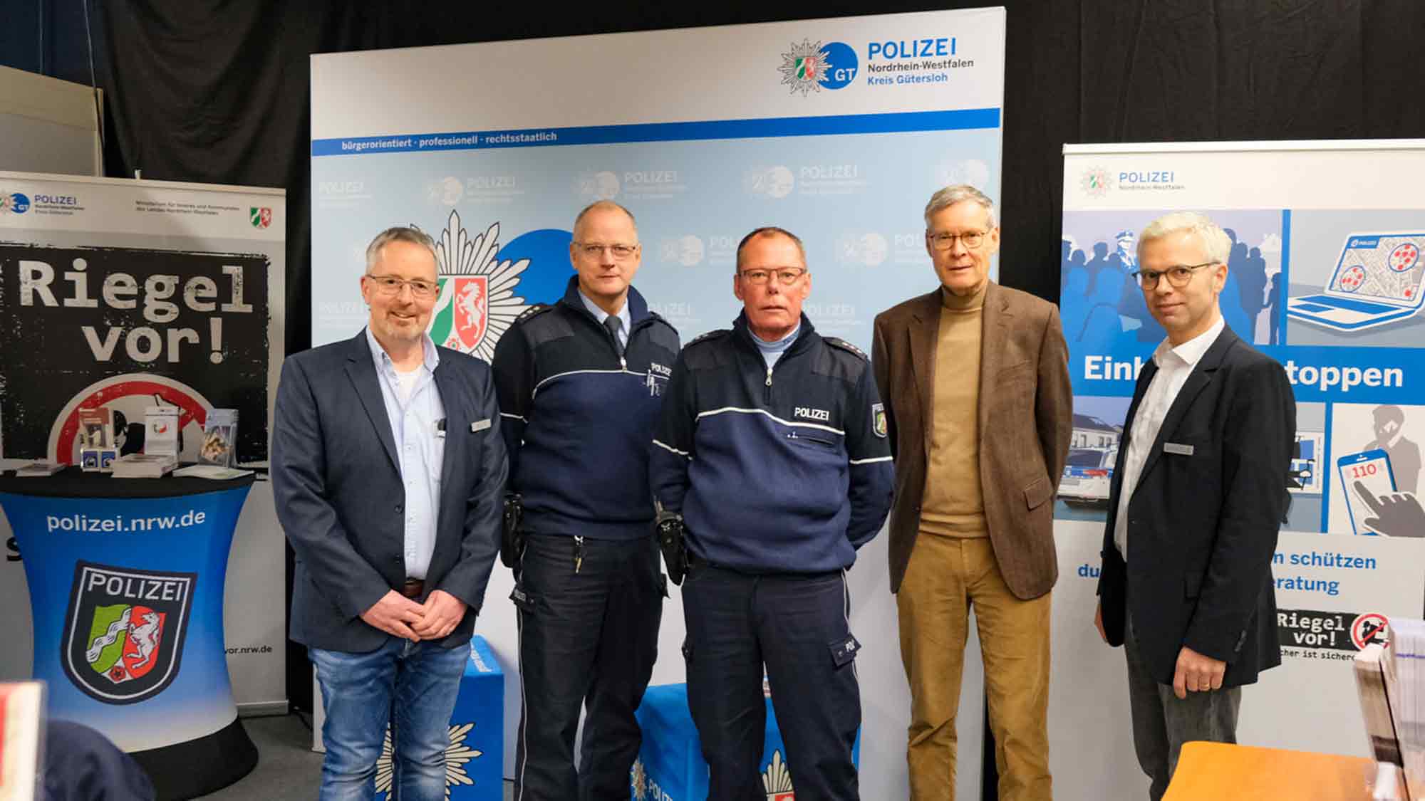 Sicherheitsberatung der Polizei Gütersloh auf der Baumesse im A 2 Forum Rheda Wiedenbrück, 7. bis 9. Februar 2025 Sicherheitsberatung der Polizei Gütersloh auf der Baumesse im A 2 Forum Rheda Wiedenbrück, 7. bis 9. Februar 2025