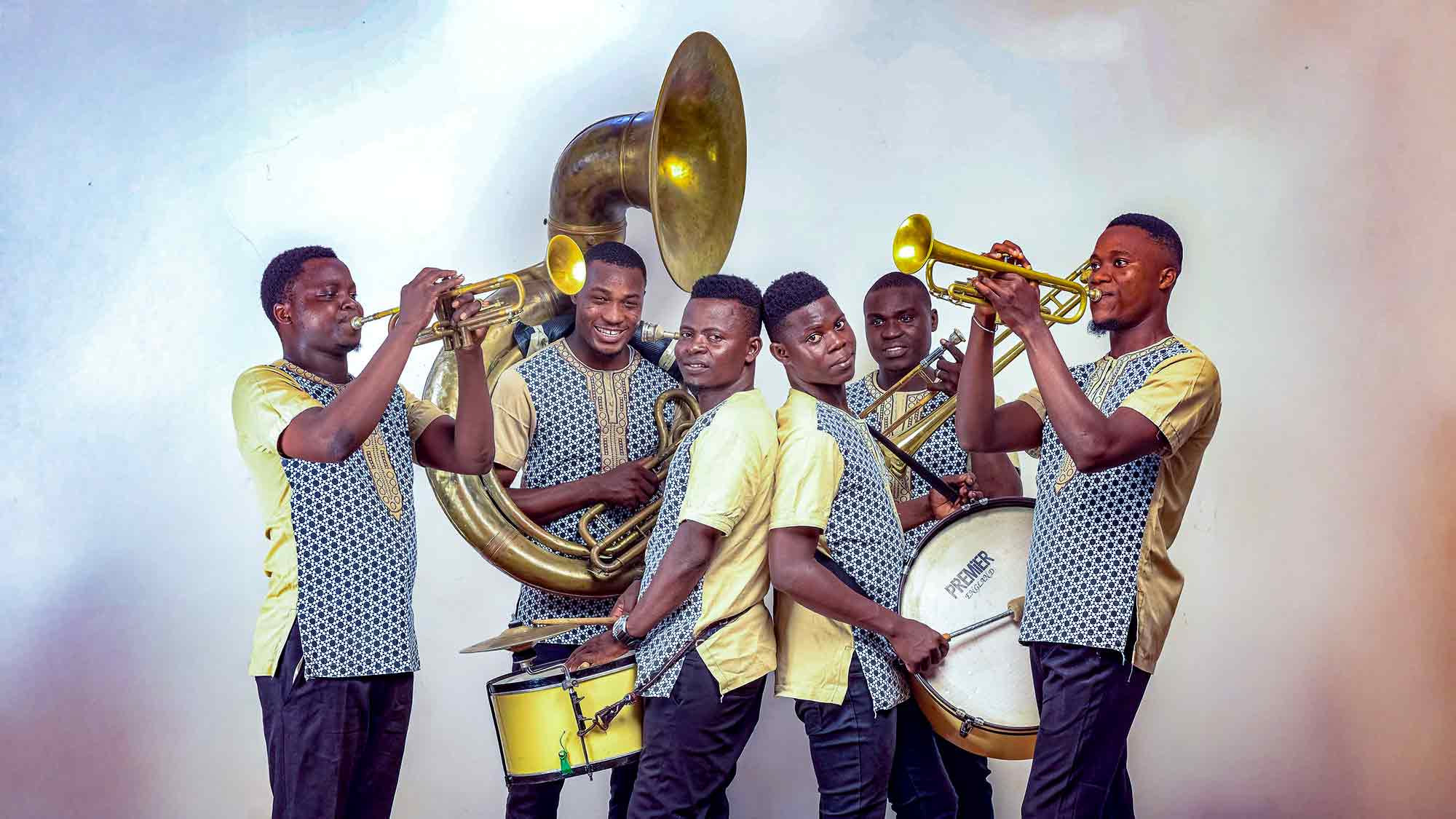 Power Brass aus Westafrika – Klangkosmoskonzert am 18. Februar 2025 im Kulturbahnhof Hamm